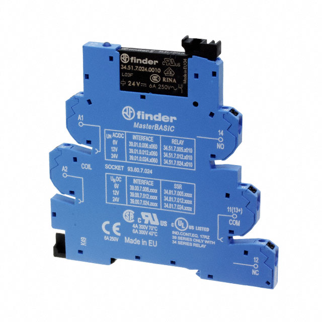 39.01.0.125.0060 Finder Relays, Inc.  Power Relays Over 2 Amps